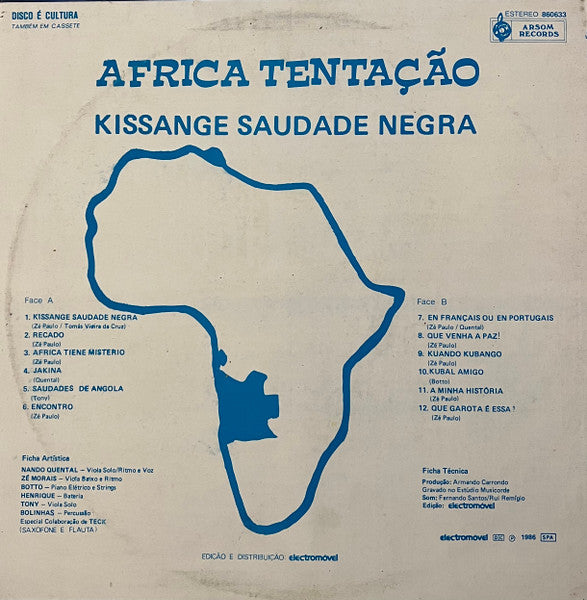 África Tentação - Kissange - Saudade Negra