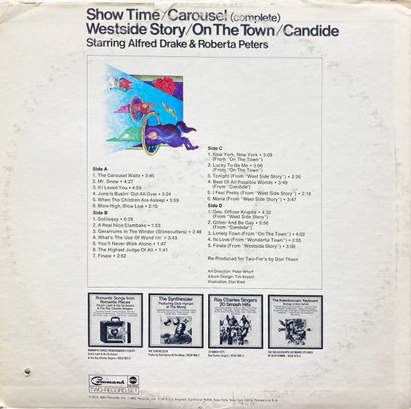 Alfred Drake & Roberta Peters - Show Time / Carousel (Complete) / Westside Story / On The Town / Candide