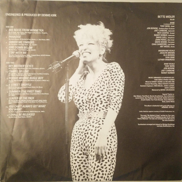 Bette Midler - Divine Madness