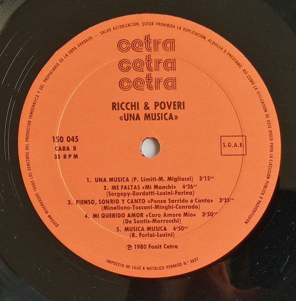 Ricchi E Poveri - Ricchi & Poveri