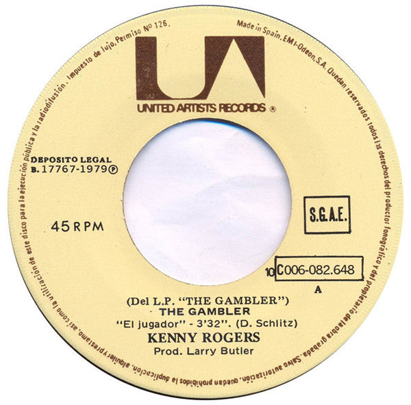 Kenny Rogers - The Gambler = El Jugador