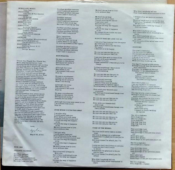 Yoko Ono - Season Of Glass