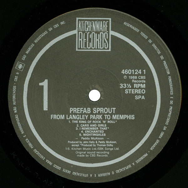 Prefab Sprout - From Langley Park To Memphis