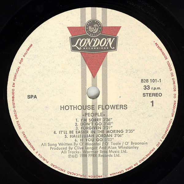 Hothouse Flowers - People