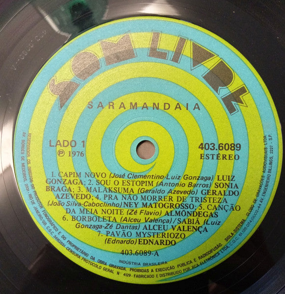 Various - Saramandaia (Trilha Sonora Original Da Novela)