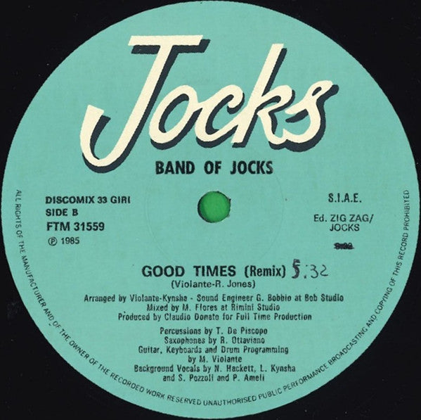 Band Of Jocks - Music In My Heart