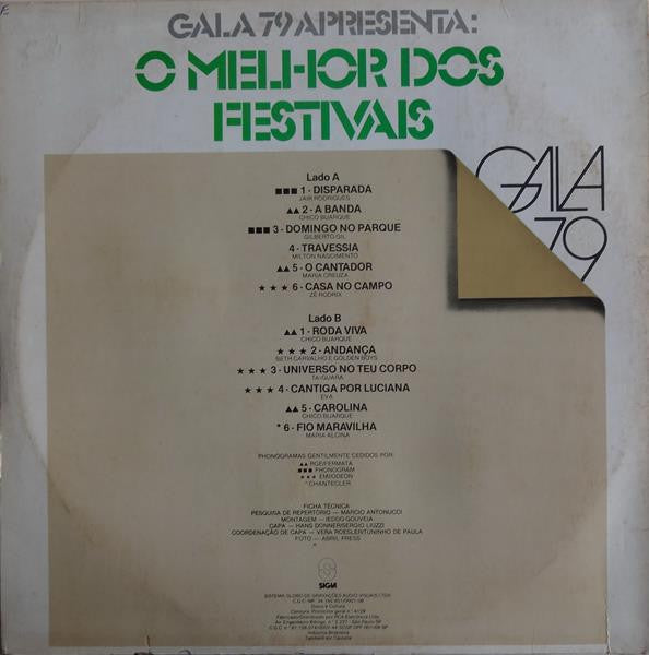 Various - Gala 79 Apresenta O Melhor Dos Festivais