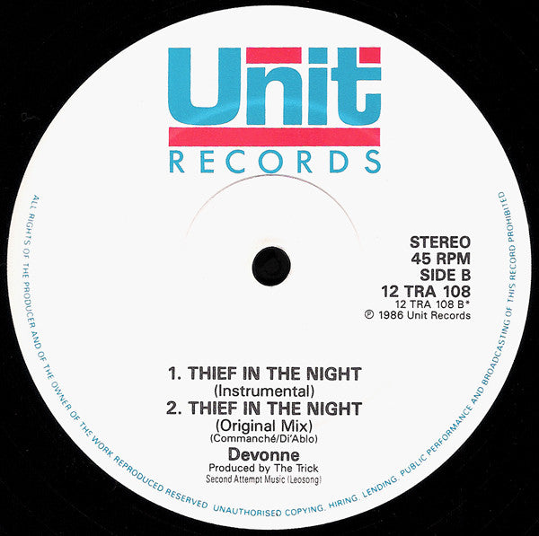 Devonne (2) - Thief In The Night