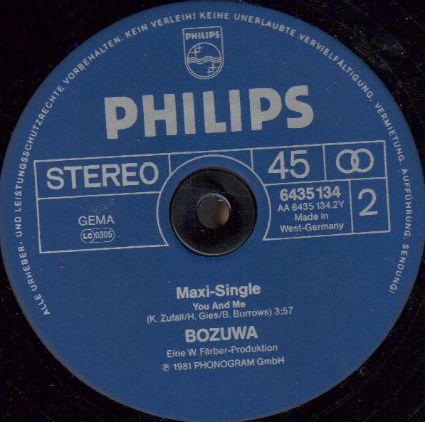 BOZUWA - Rallye Monte Carlo / You And Me