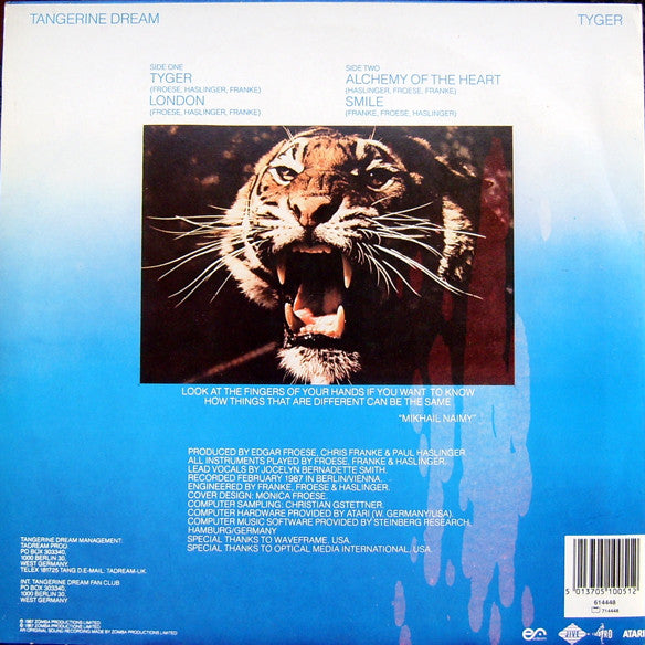 Tangerine Dream - Tyger