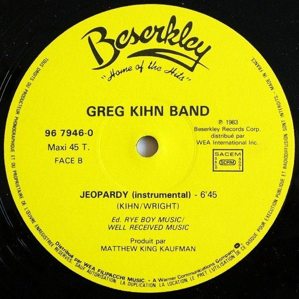 Greg Kihn Band - Jeopardy (Version Longue)