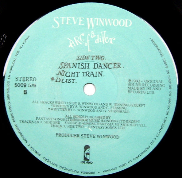 Steve Winwood - Arc Of A Diver