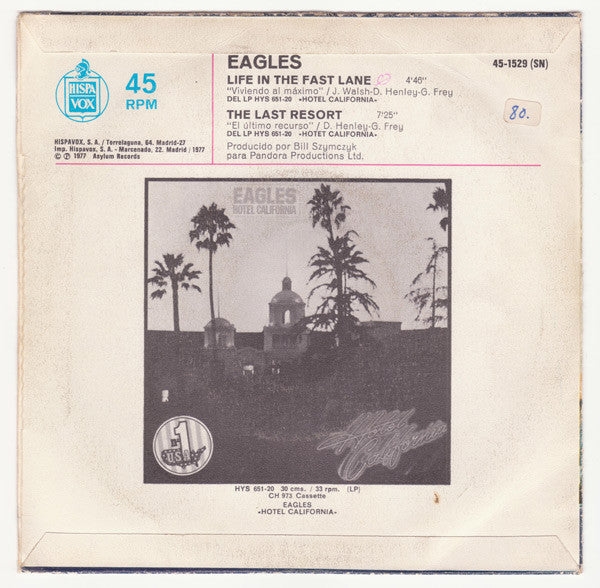 Eagles - Life In The Fast Lane