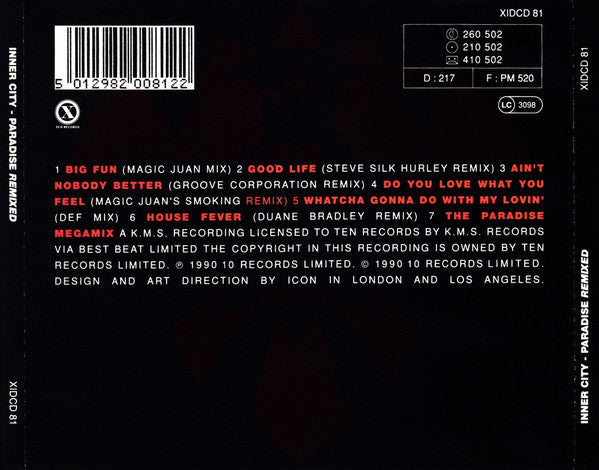 Inner City - Paradise Remixed
