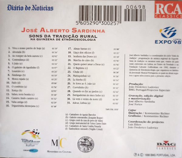 José Alberto Sardinha - Recolhas - Sons Da Tradição Rural