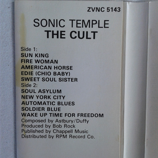 The Cult - Sonic Temple