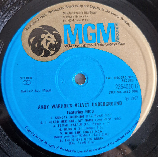 The Velvet Underground - Andy Warhol's Velvet Underground Featuring Nico