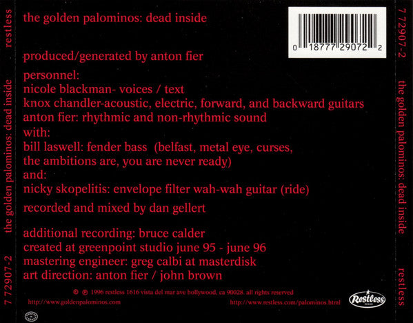 The Golden Palominos - Dead Inside