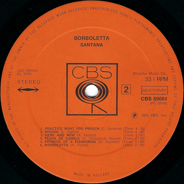 Santana - Borboletta