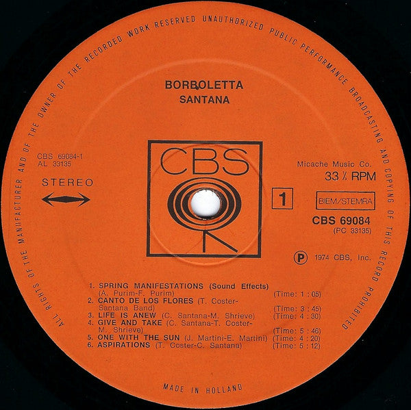 Santana - Borboletta