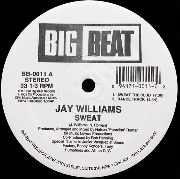 Jay Williams - Sweat