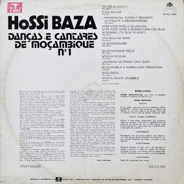 Hossi Baza - Danças E Cantares De Moçambique Nº1