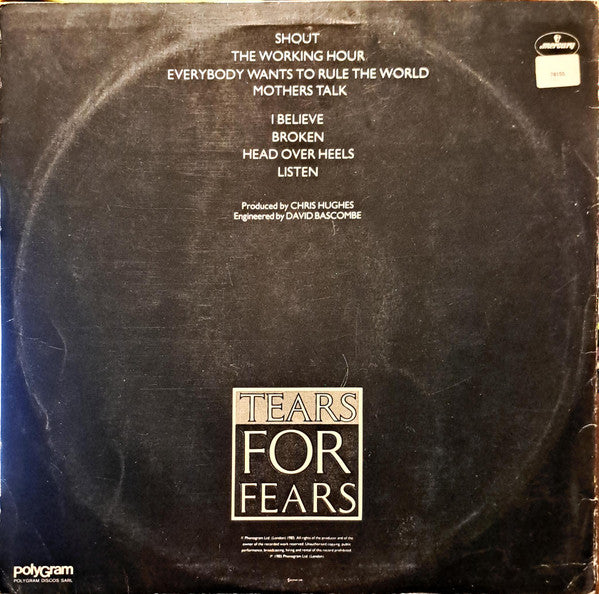 Tears For Fears - Songs From The Big Chair