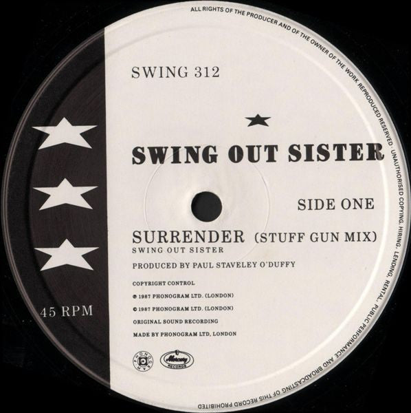 Swing Out Sister - Surrender