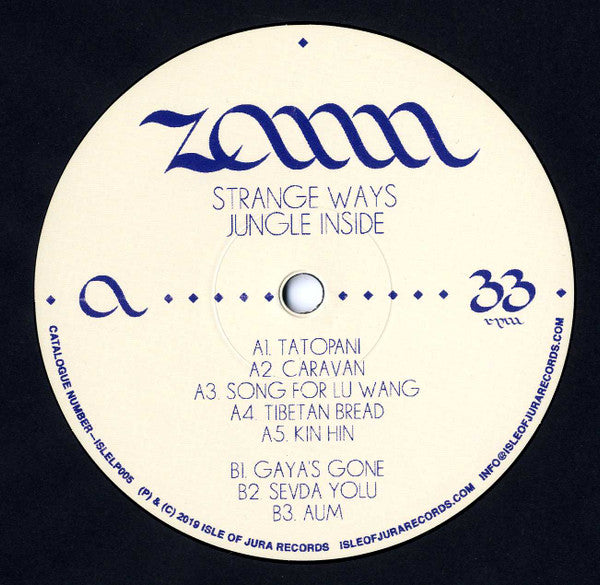 Zann (2) - Strange Ways / Inside Jungle