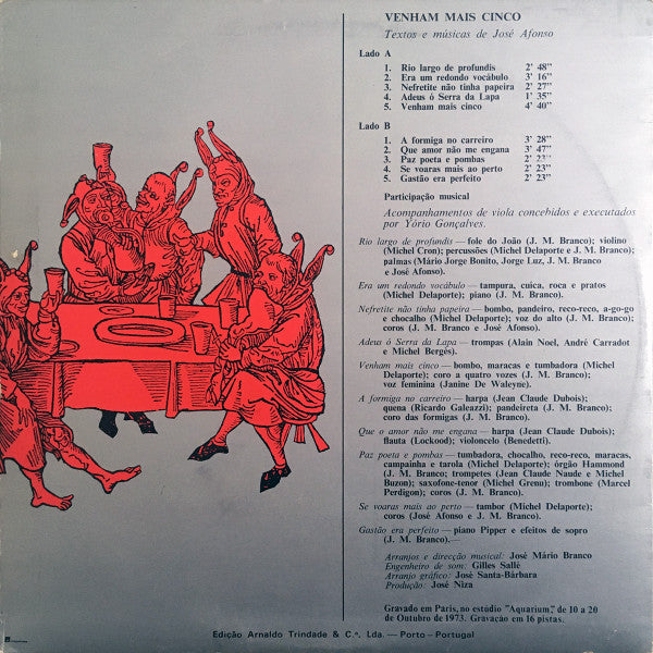 José Afonso - Venham Mais Cinco