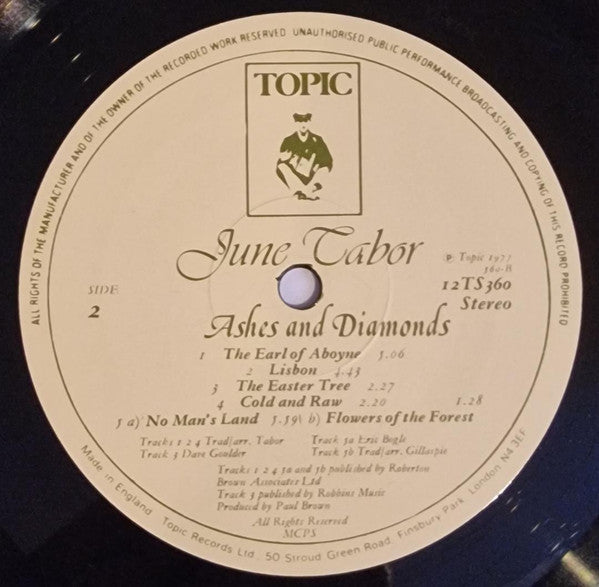 June Tabor - Ashes And Diamonds