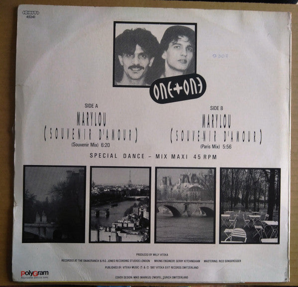 One & One (2) - Marylou (Souvenir D'Amour)