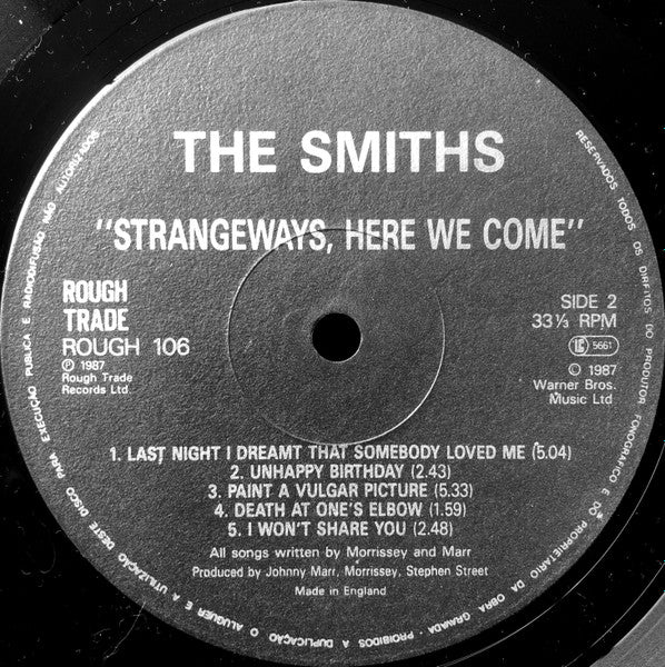 The Smiths - Strangeways, Here We Come