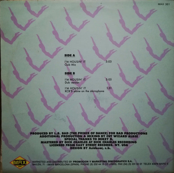 Lord KCB - I'm Housin' It