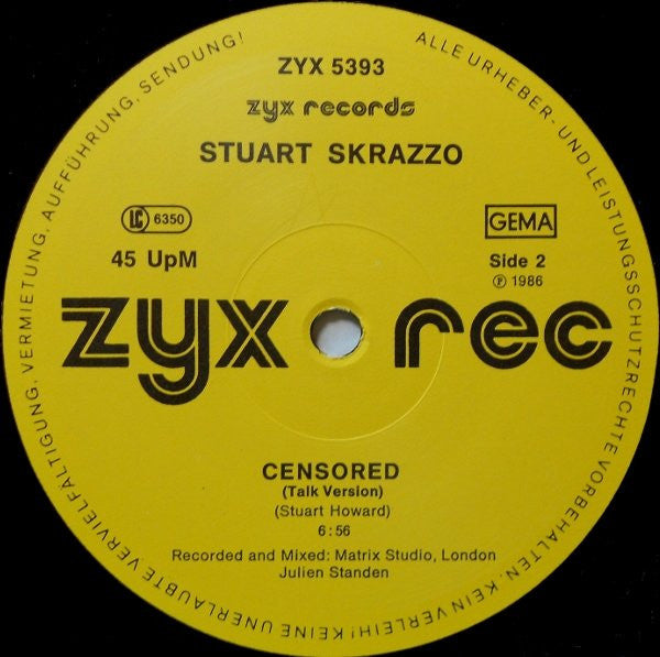 Stuart Skrazzo - Censored