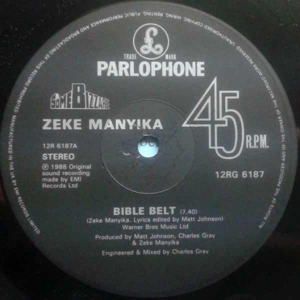 Zeke Manyika - Bible Belt