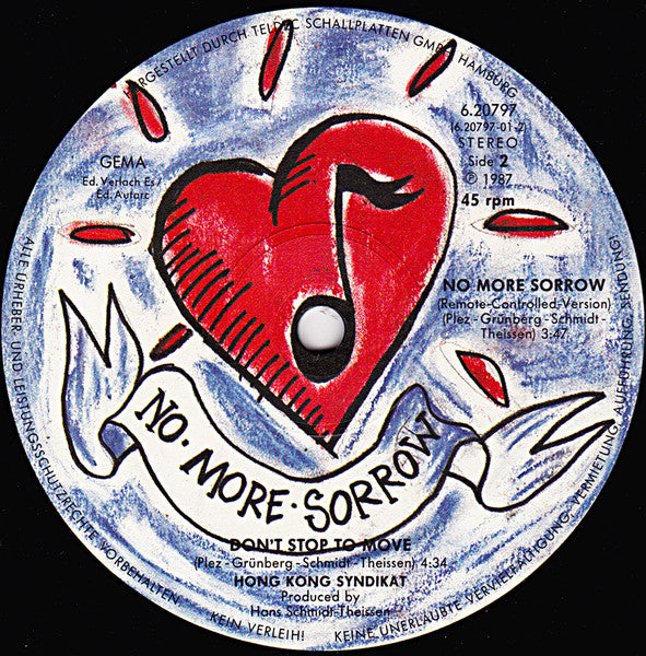 Hongkong Syndikat - No More Sorrow