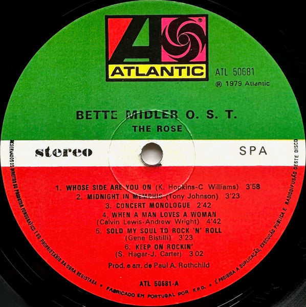 Bette Midler - The Rose - Banda Sonora Original