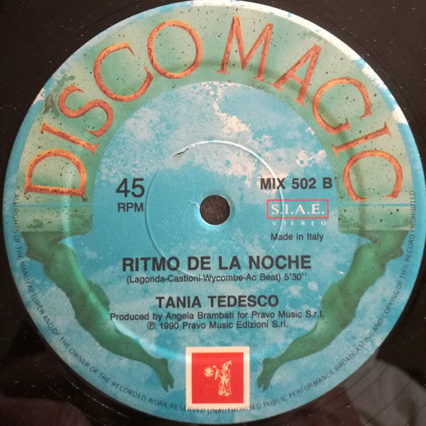 Tania Tedesco - Soca Dance / Ritmo De La Noche