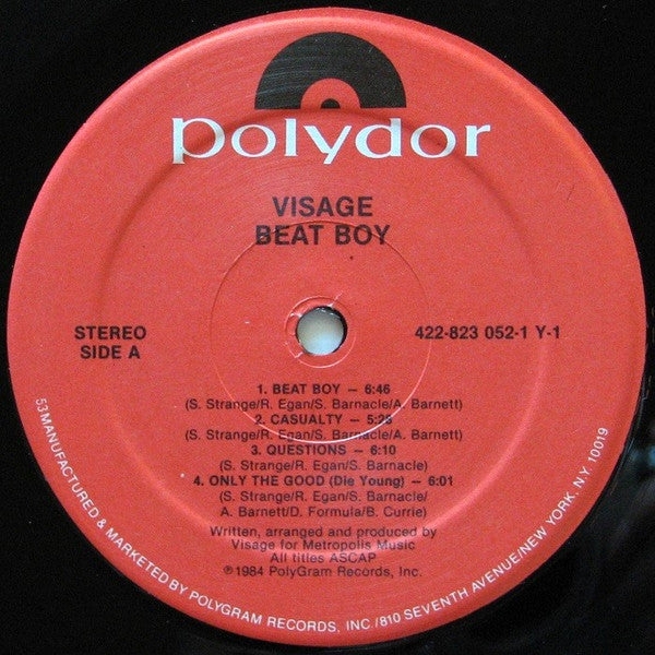Visage - Beat Boy