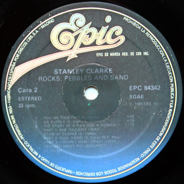 Stanley Clarke - Rocks, Pebbles And Sand