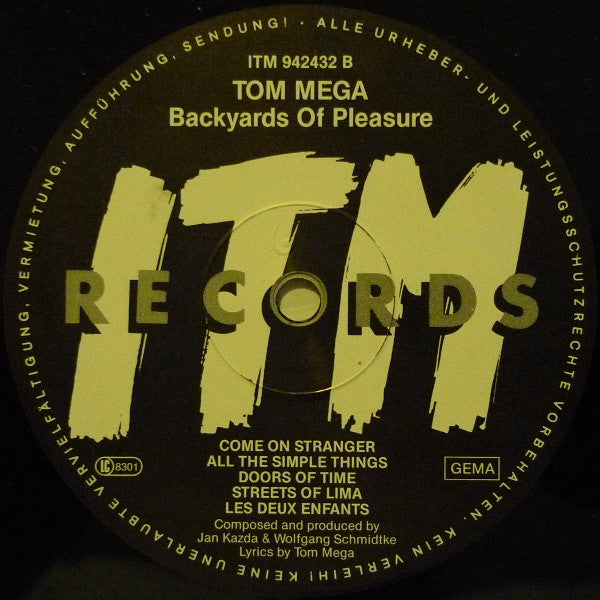 Tom Mega - Backyards Of Pleasure