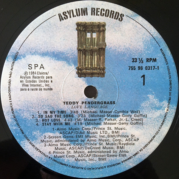 Teddy Pendergrass - Love Language