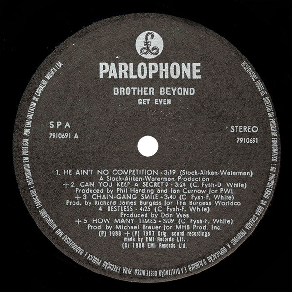 Brother Beyond - Get Even