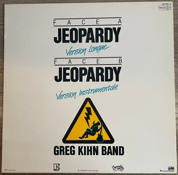 Greg Kihn Band - Jeopardy (Version Longue)
