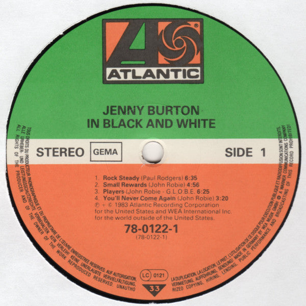 Jenny Burton - In Black And White