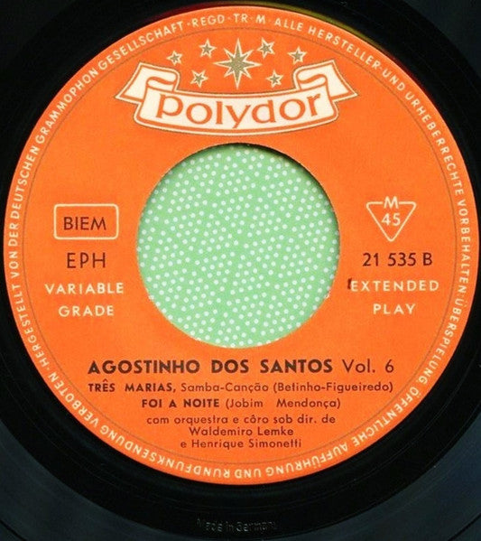 Agostinho Dos Santos - Vol. 6
