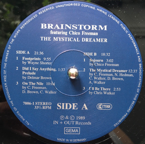 Brainstorm (25) Featuring Chico Freeman - The Mystical Dreamer