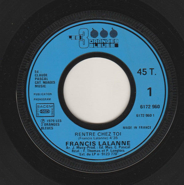 Francis Lalanne - Rentre Chez Toi