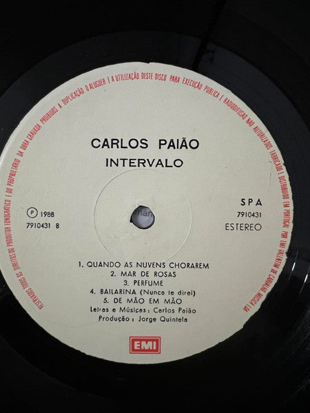 Carlos Paião - Intervalo